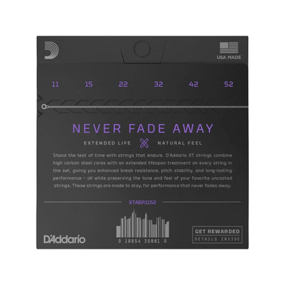 D'Addario XT 80/20 Bronze Acoustic Guitar Strings Custom Light 11-52 Accessories / Strings / Guitar Strings
