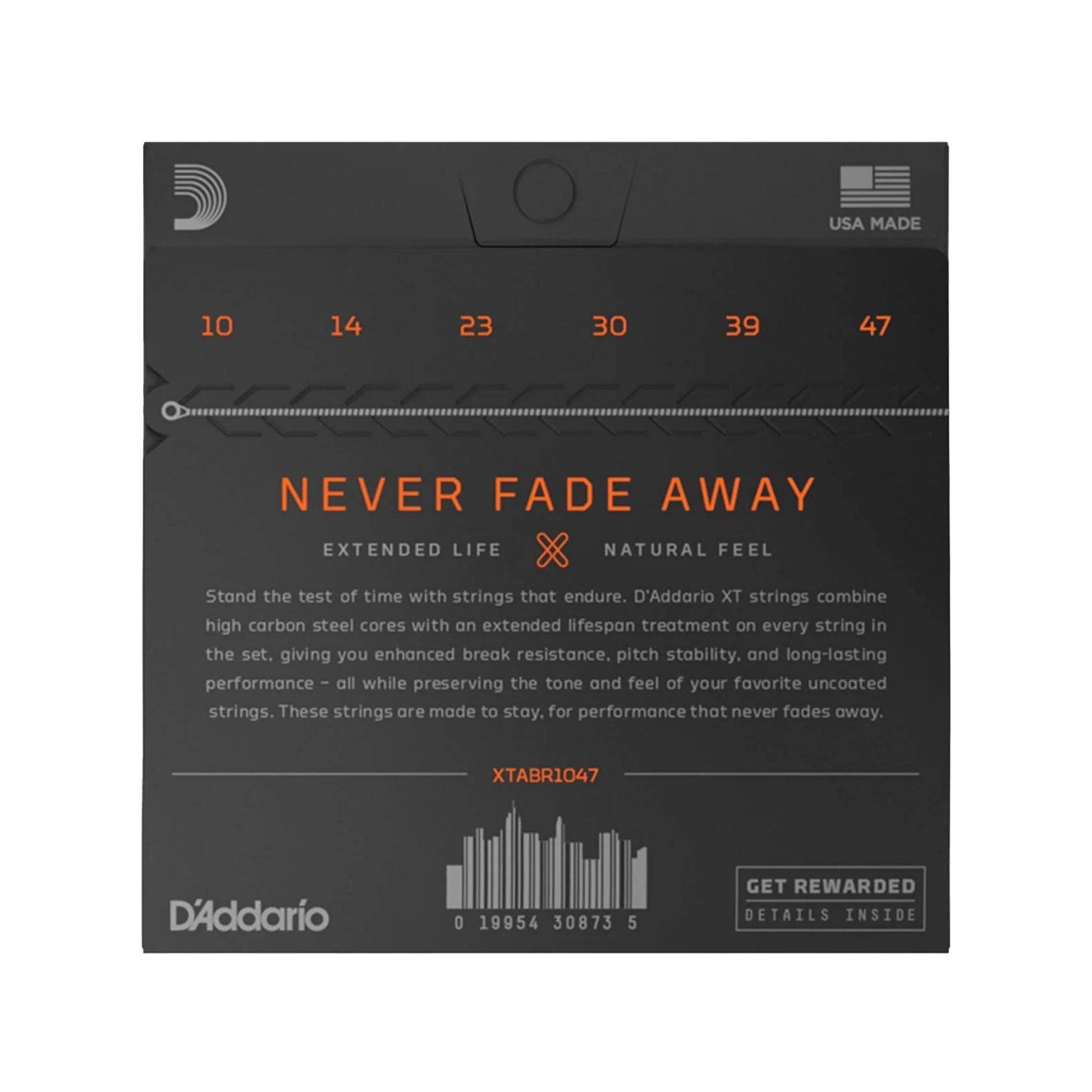 D'Addario XT 80/20 Bronze Acoustic Guitar Strings Extra Light 10-47 Accessories / Strings / Guitar Strings