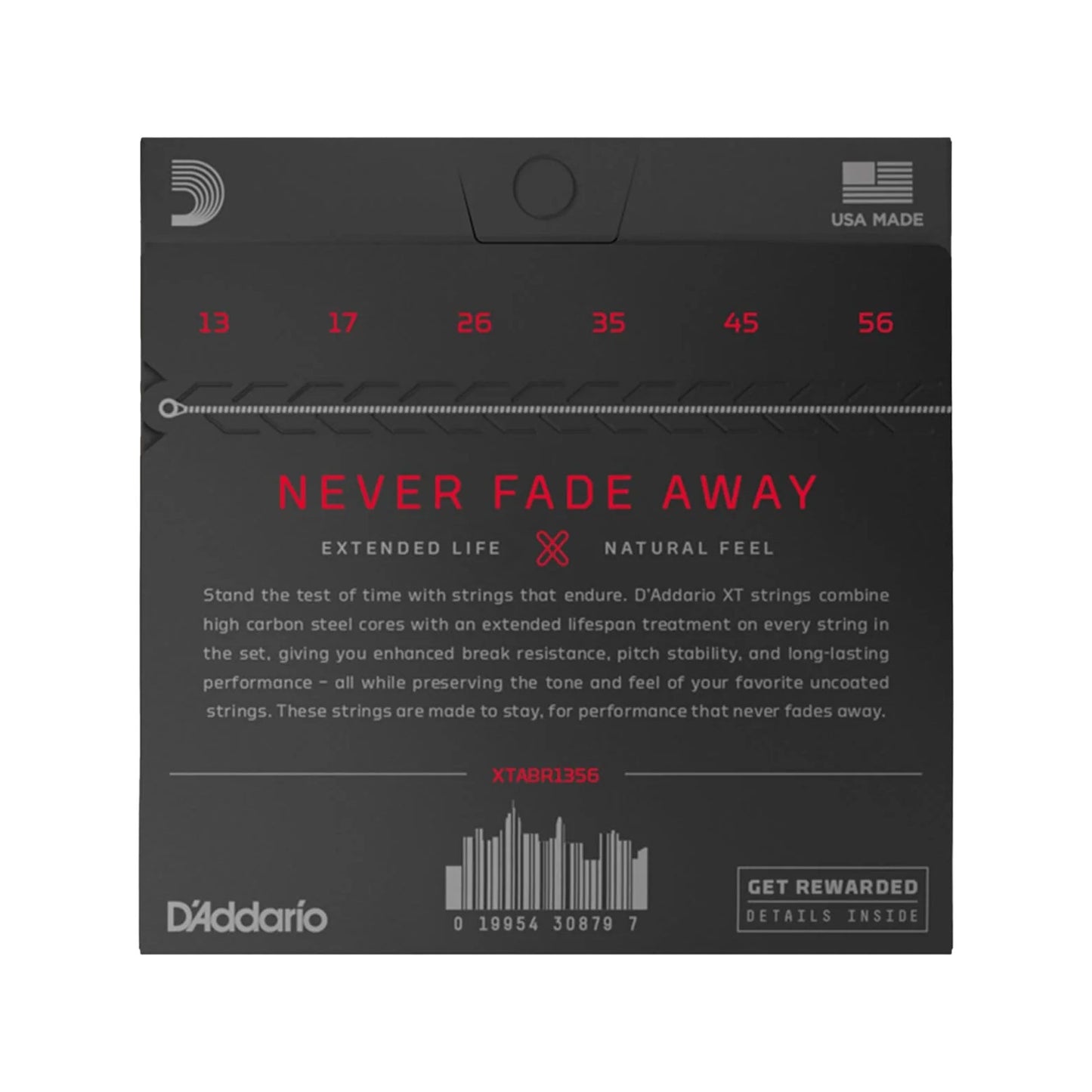 D'Addario XT 80/20 Bronze Acoustic Guitar Strings, Medium 13-56 Accessories / Strings / Guitar Strings