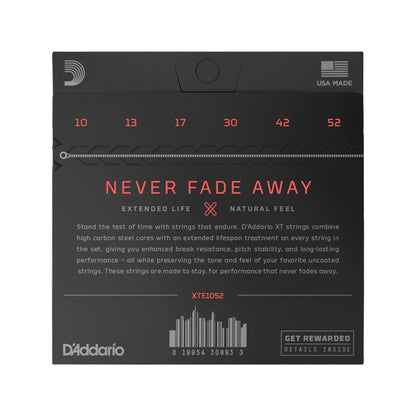 D'Addario XT Nickel Plated Steel Electric Guitar Strings Light Top/Heavy Bottom 10-52 Accessories / Strings / Guitar Strings