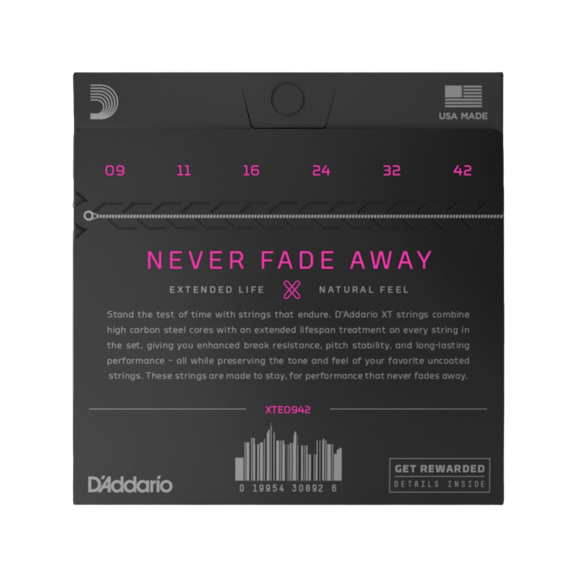 D'Addario XT Nickel Plated Steel Electric Guitar Strings, Super Light 9-42 Accessories / Strings / Guitar Strings