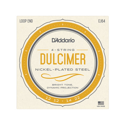 D'Addario EJ64 4-String Dulcimer Loop End 12-22 Accessories / Strings / Other Strings