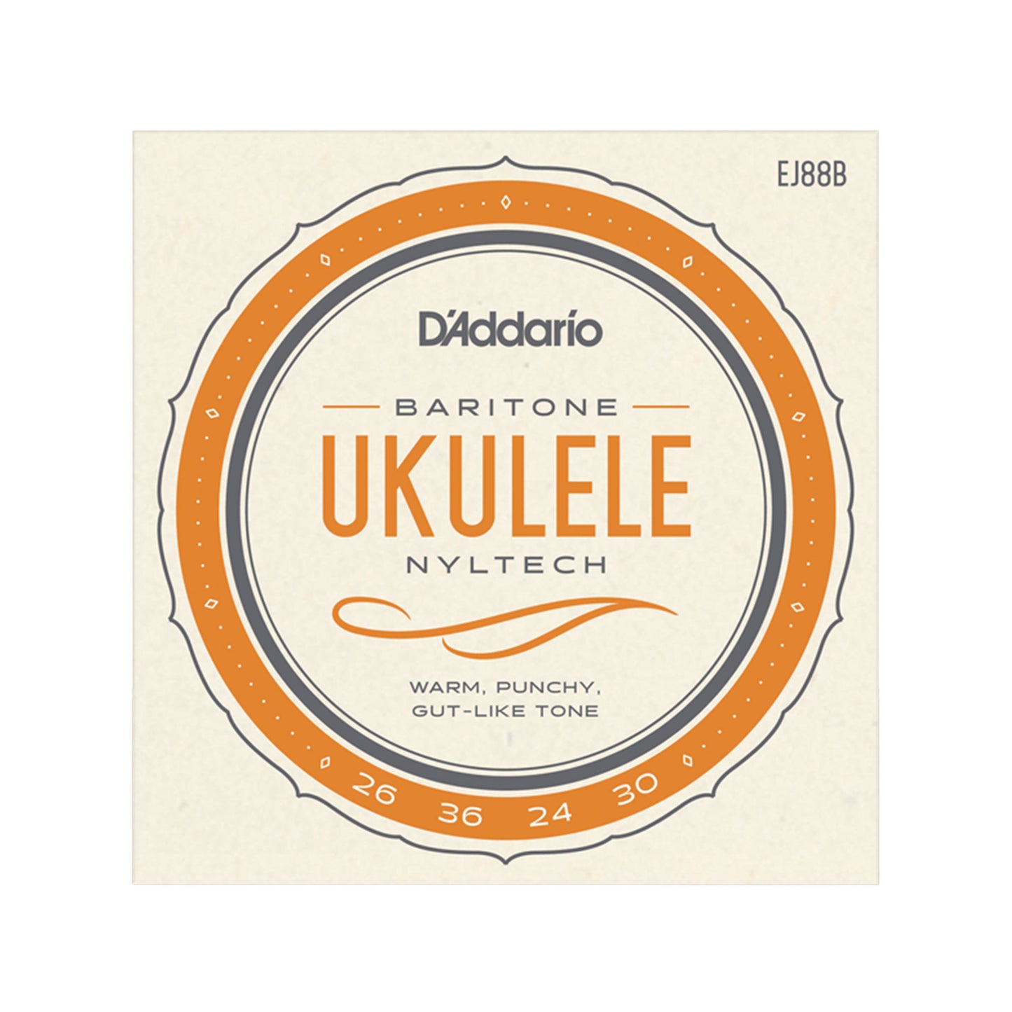 D'Addario EJ88B Nyltech Ukulele Strings Baritone Accessories / Strings / Ukulele Strings