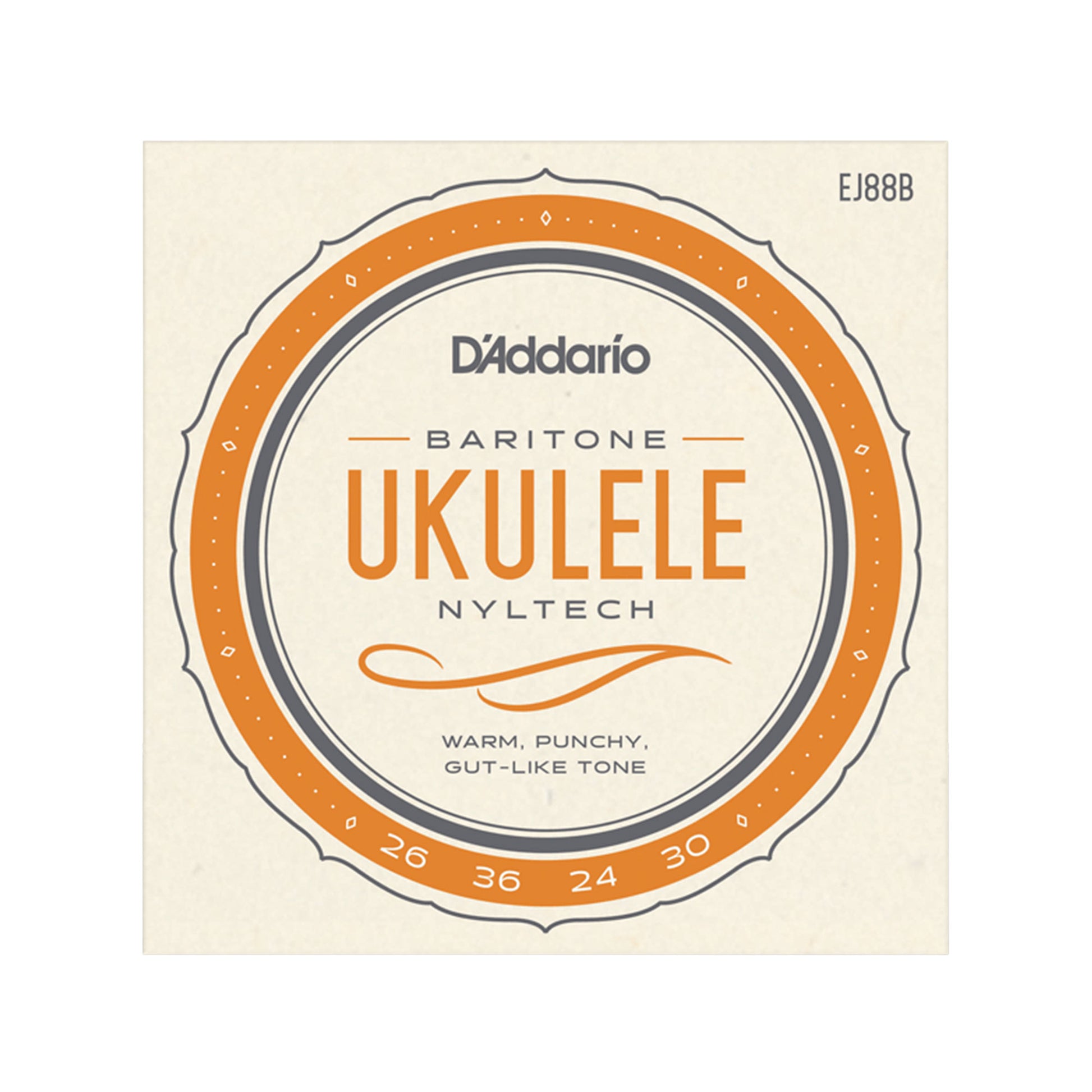 D'Addario EJ88B Nyltech Ukulele Strings Baritone Accessories / Strings / Ukulele Strings