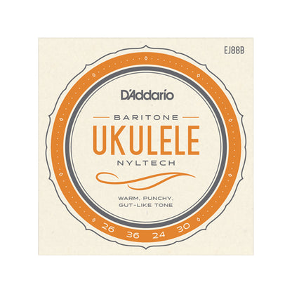 D'Addario EJ88B Nyltech Ukulele Strings Baritone Accessories / Strings / Ukulele Strings