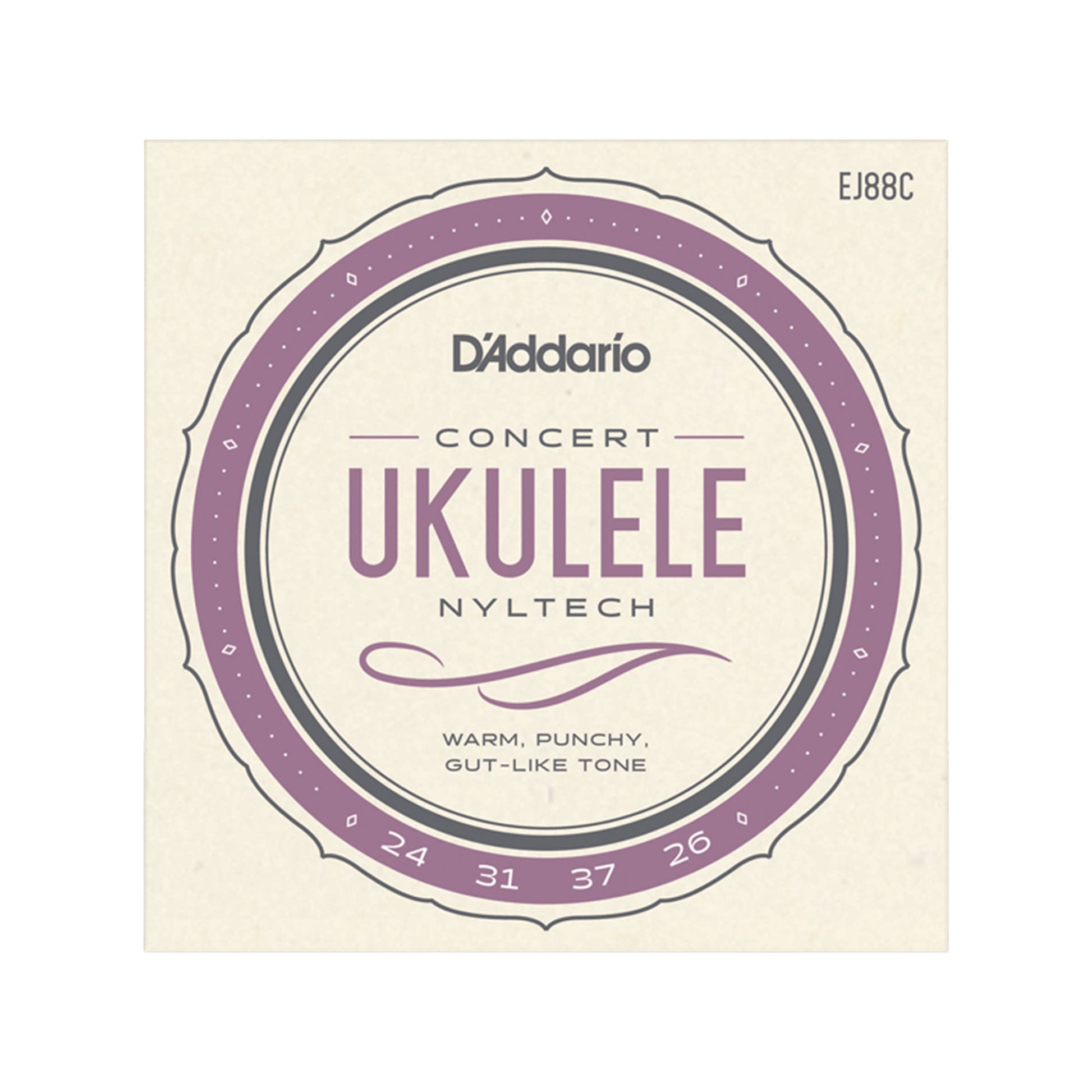 D'Addario EJ88C Nyltech Ukulele Strings Concert Accessories / Strings / Ukulele Strings