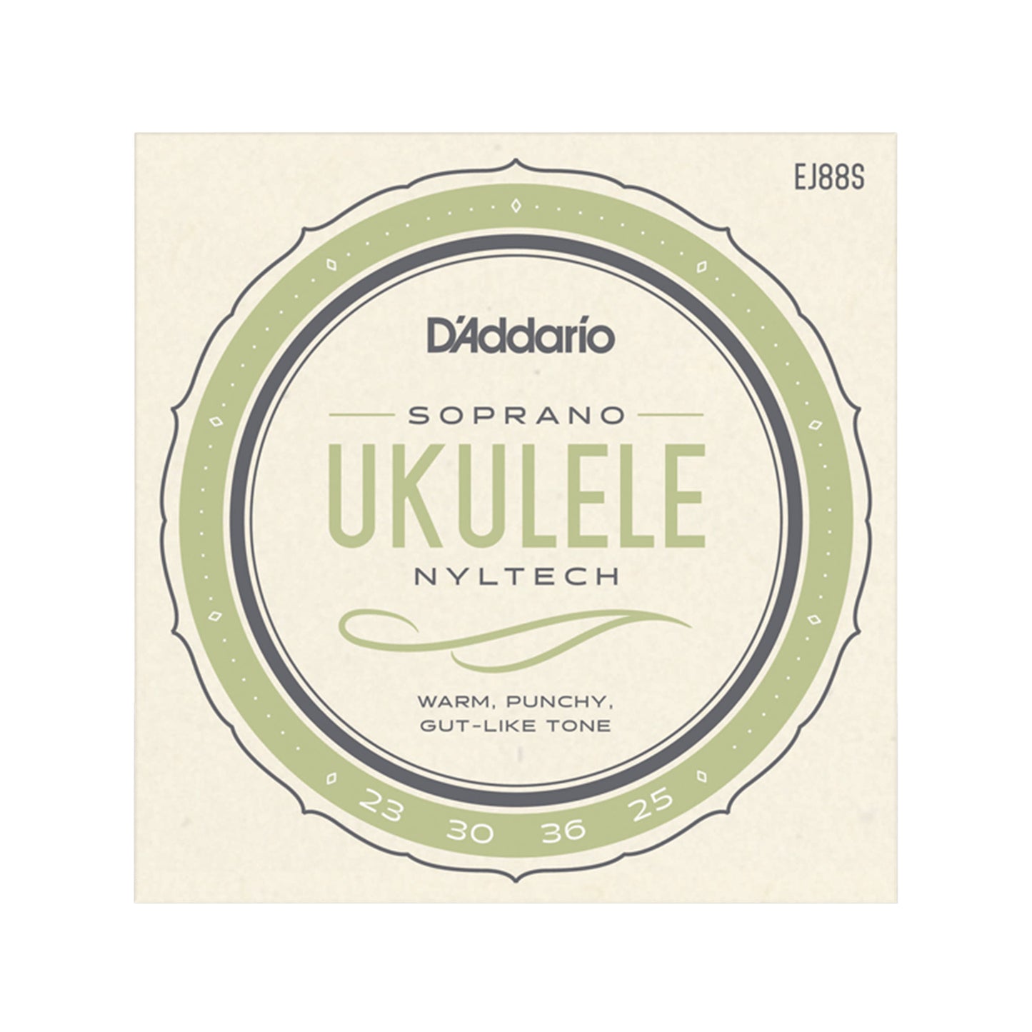 D'Addario EJ88S Nyltech Ukulele Strings Soprano Accessories / Strings / Ukulele Strings
