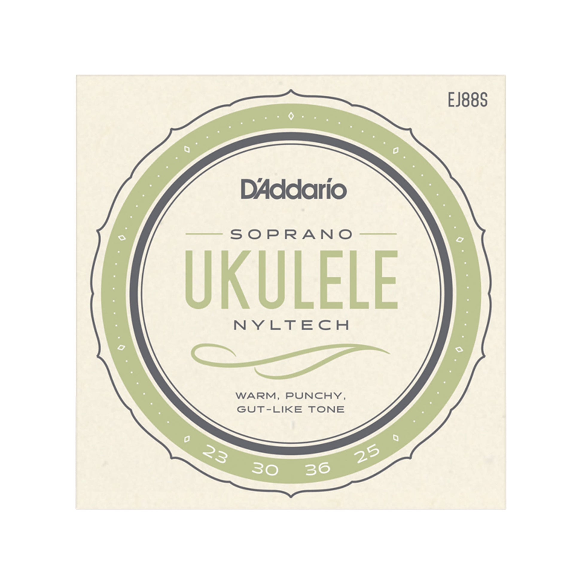 D'Addario EJ88S Nyltech Ukulele Strings Soprano Accessories / Strings / Ukulele Strings