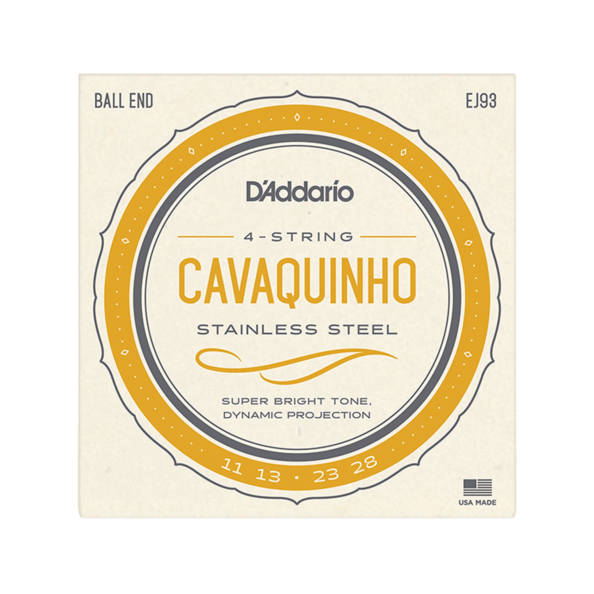 D'Addario EJ93 Cavaquinho Stainless Steel Strings Accessories / Strings / Ukulele Strings