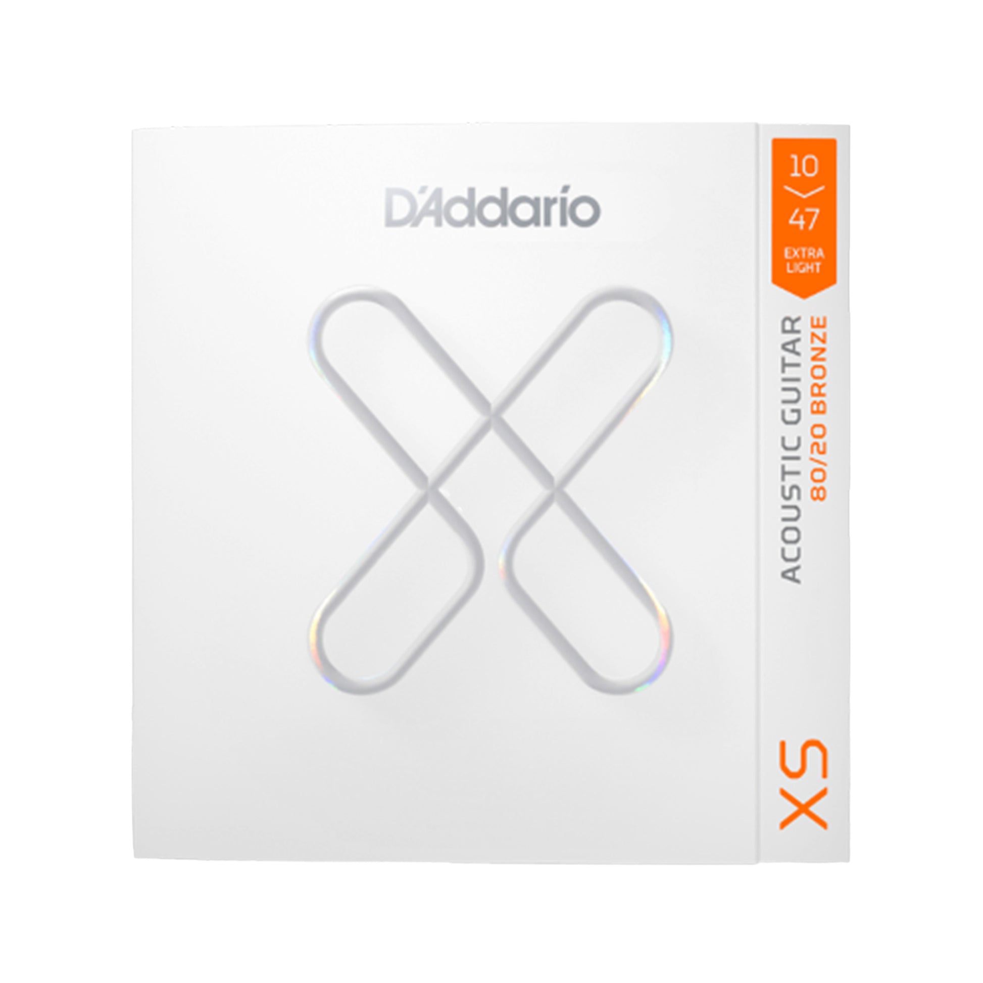 D'Addario XS Coated Acoustic 80/20 Bronze Extra Light 10-47 Acoustic Guitars / 12-String