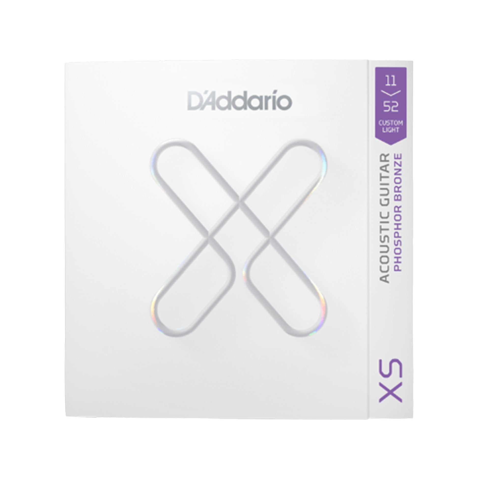 D'Addario XS Coated Acoustic Phosphor Bronze Custom Light 11-52 Acoustic Guitars / 12-String