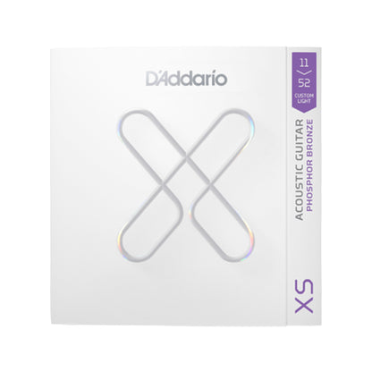 D'Addario XS Coated Acoustic Phosphor Bronze Custom Light 11-52 Acoustic Guitars / 12-String