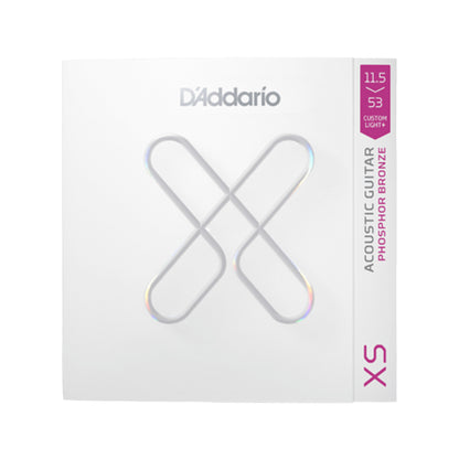 D'Addario XS Coated Acoustic Phosphor Bronze Custom Light Plus 11.5-53 Acoustic Guitars / 12-String