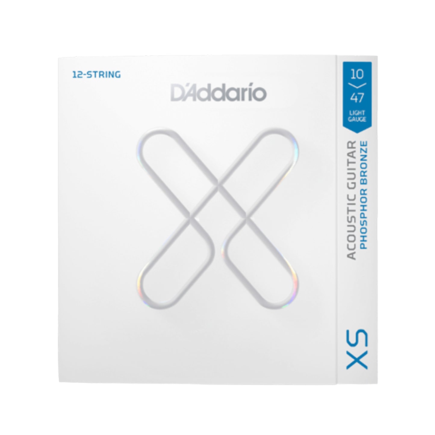 D'Addario XS Coated Acoustic Phosphor Bronze Light 12-String 10-47 Acoustic Guitars / 12-String