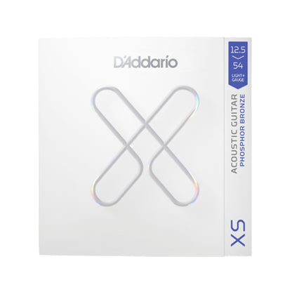 D'Addario XS Coated Acoustic Phosphor Bronze Light Plus 12.5-54 Acoustic Guitars / 12-String