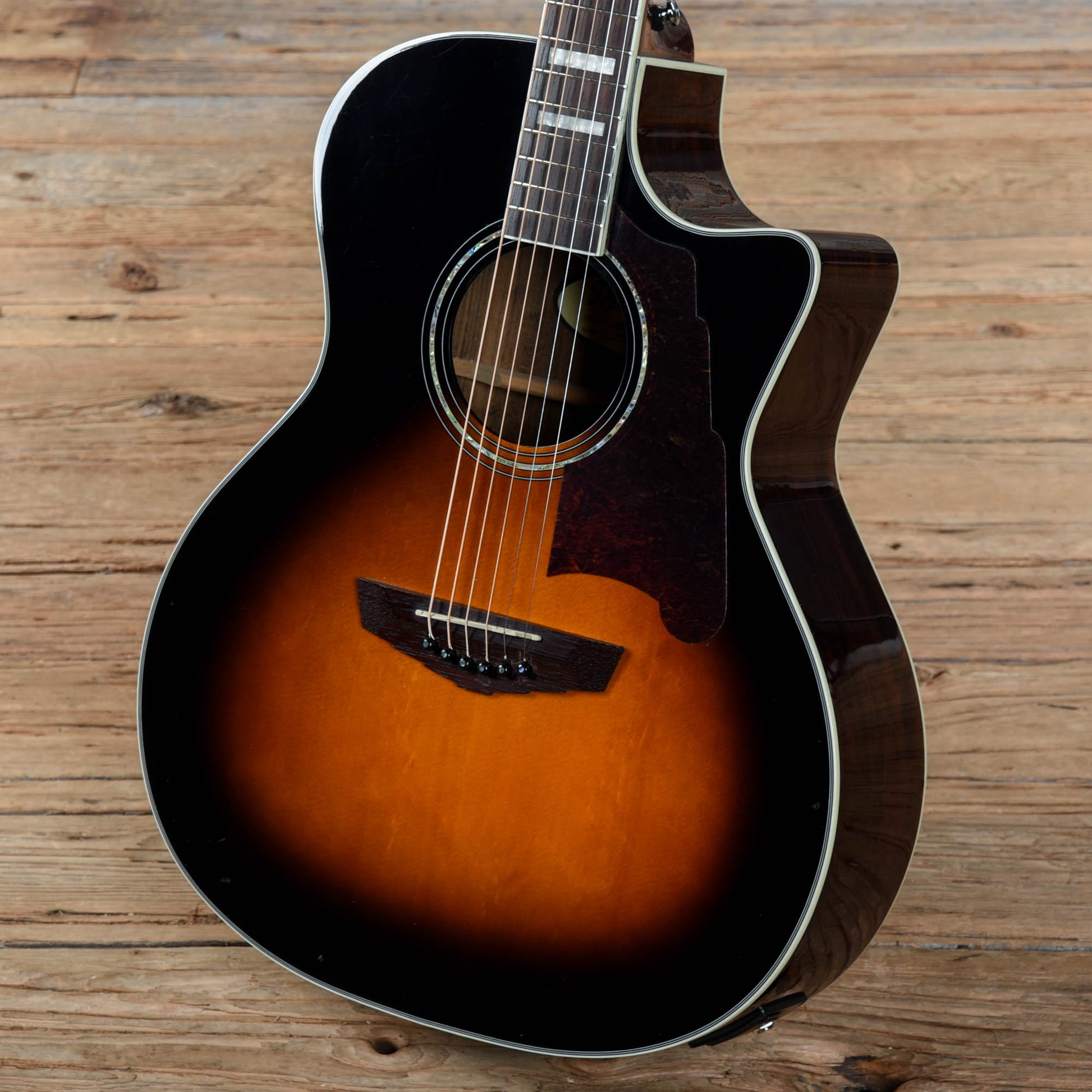 D'Angelico Premier Gramercy Custom Shop Sunburst Acoustic Guitars / Built-in Electronics