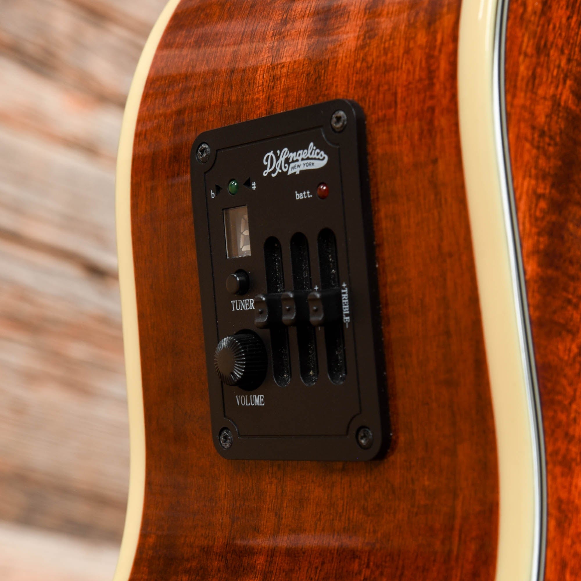 D'Angelico Premier Koa Dreadnought Natural 2018 Acoustic Guitars / Dreadnought