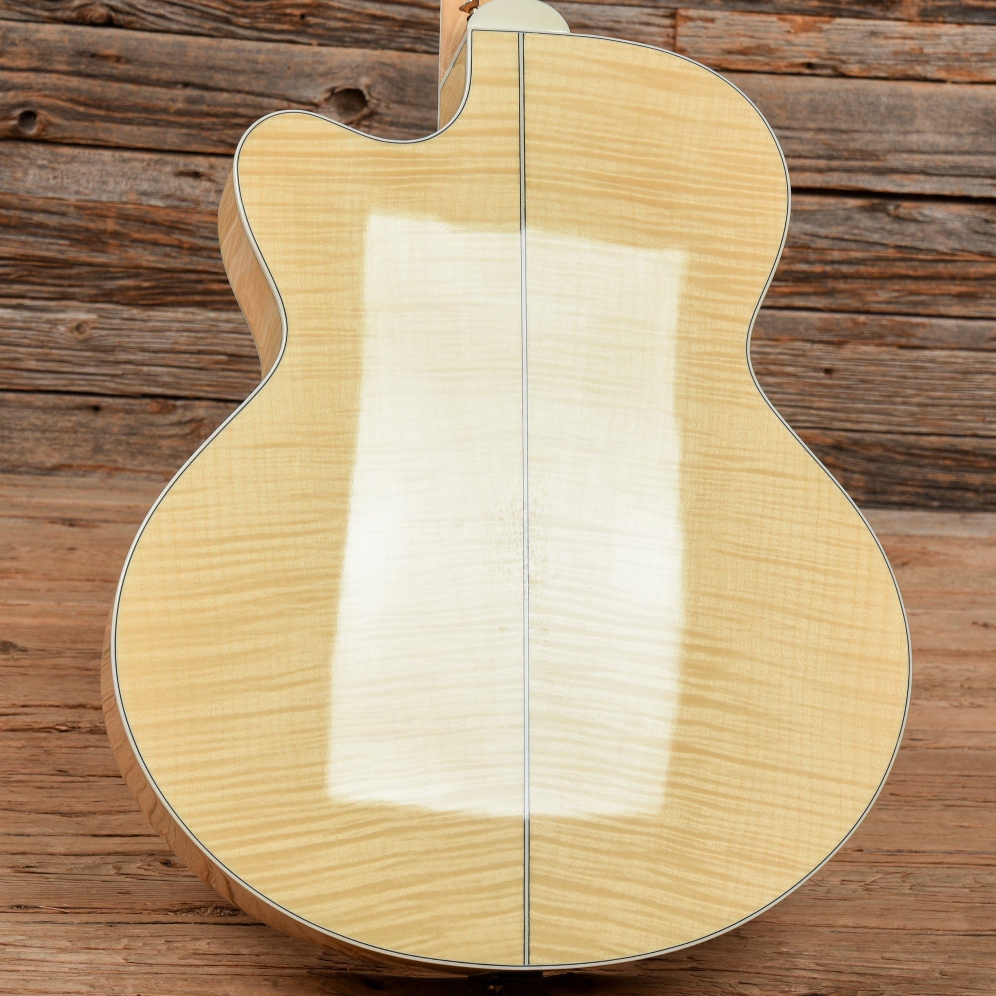 D'Angelico Excel Mott Grand Auditorium Cutaway Acoustic Bass Natural 2016 Bass Guitars / 4-String