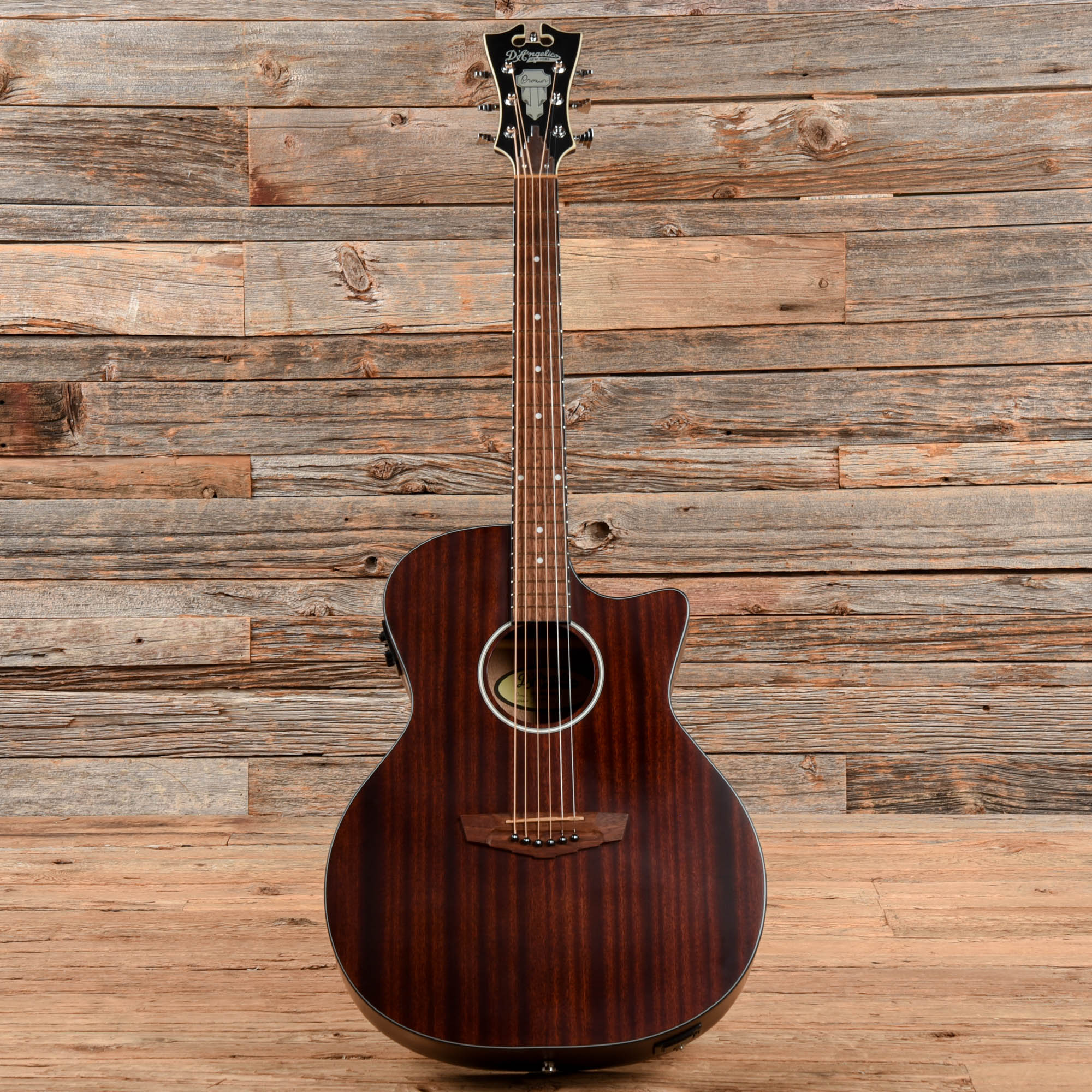 D'Angelico DAPLSG200MAHCP Brown