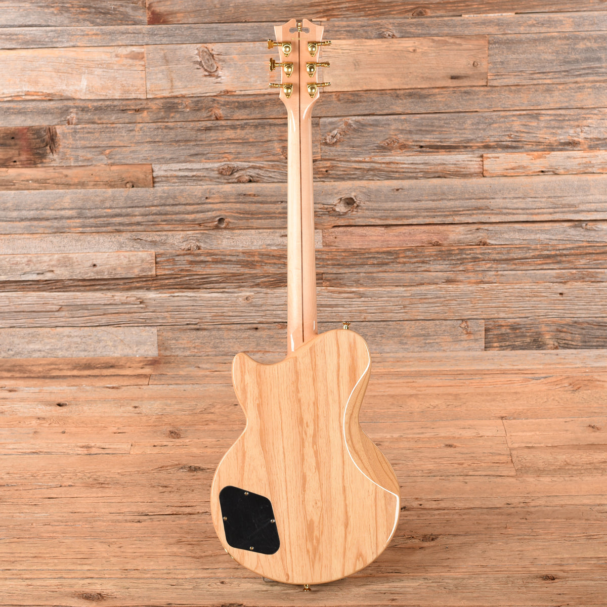 D'Angelico Deluxe Atlantic Single Cut Natural Electric Guitars