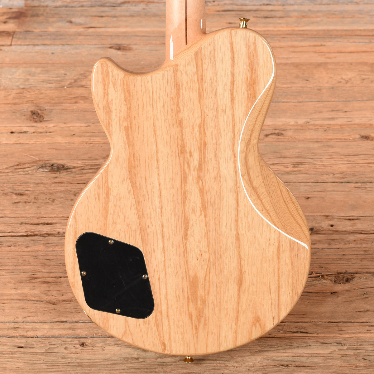 D'Angelico Deluxe Atlantic Single Cut Natural Electric Guitars