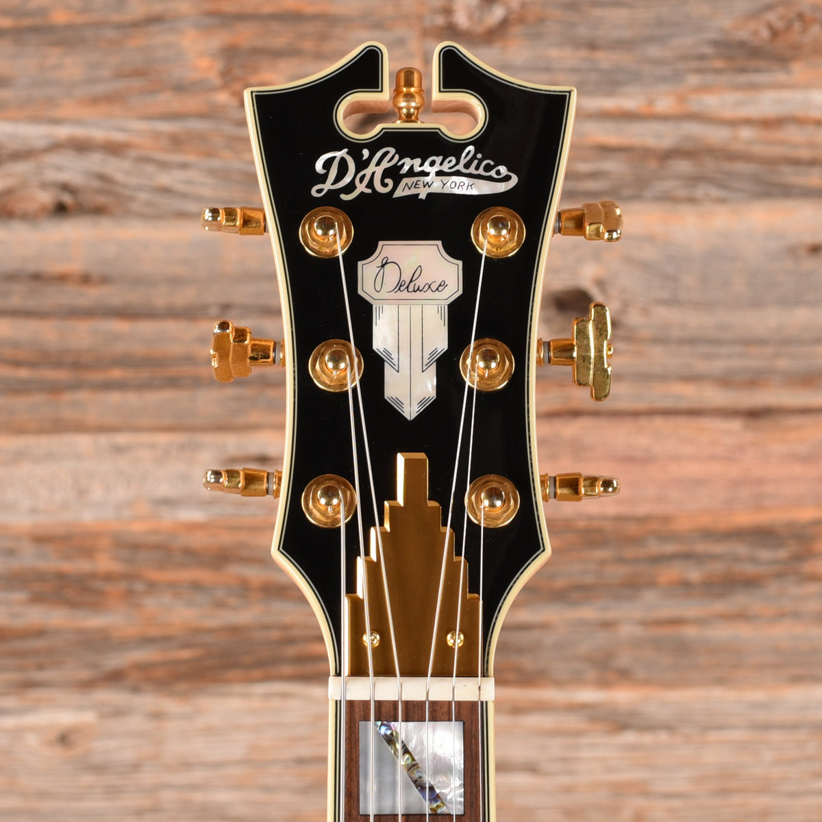 D'Angelico Deluxe Atlantic Single Cut Natural Electric Guitars