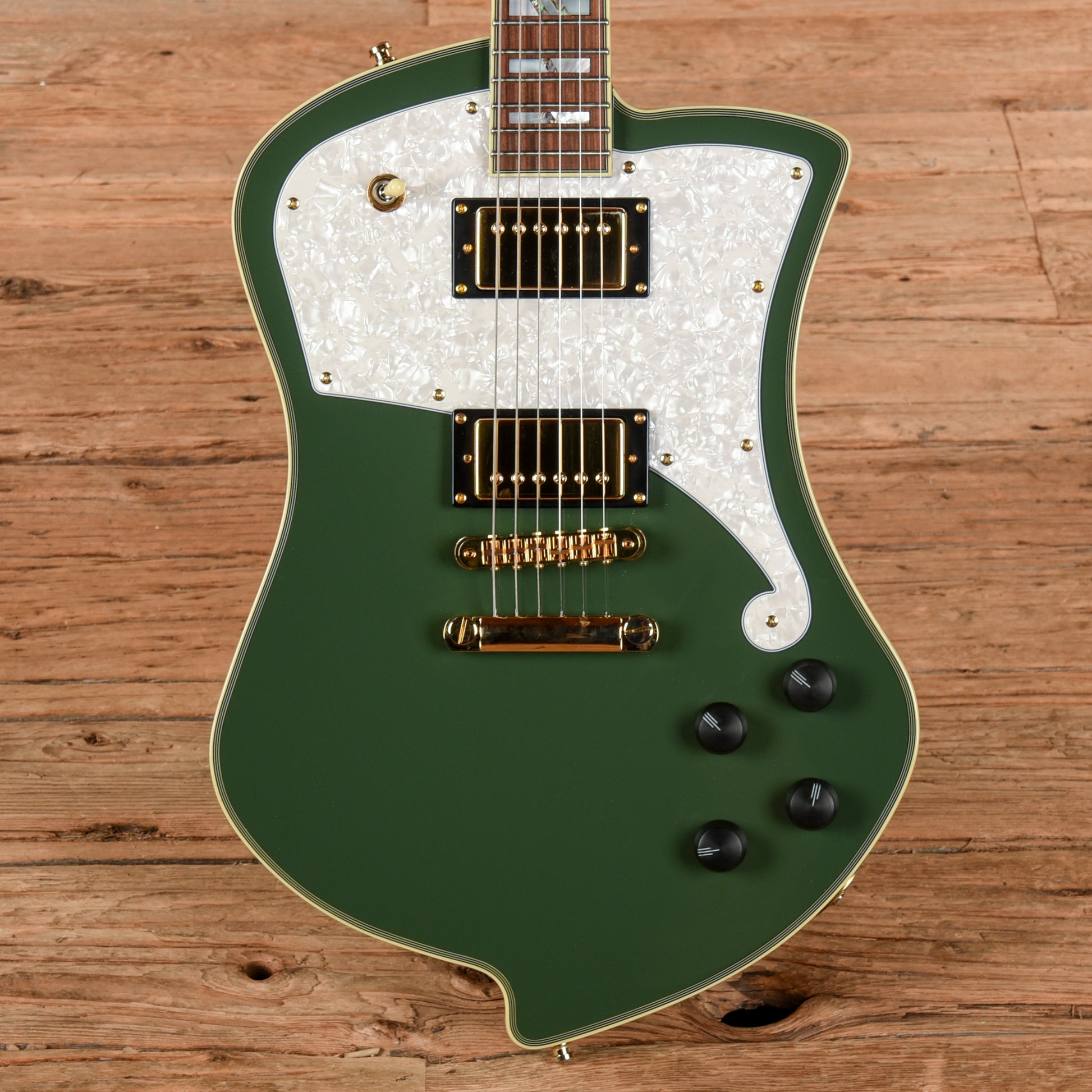 D'Angelico Ludlow Deluxe Hunter Green 2018 Electric Guitars