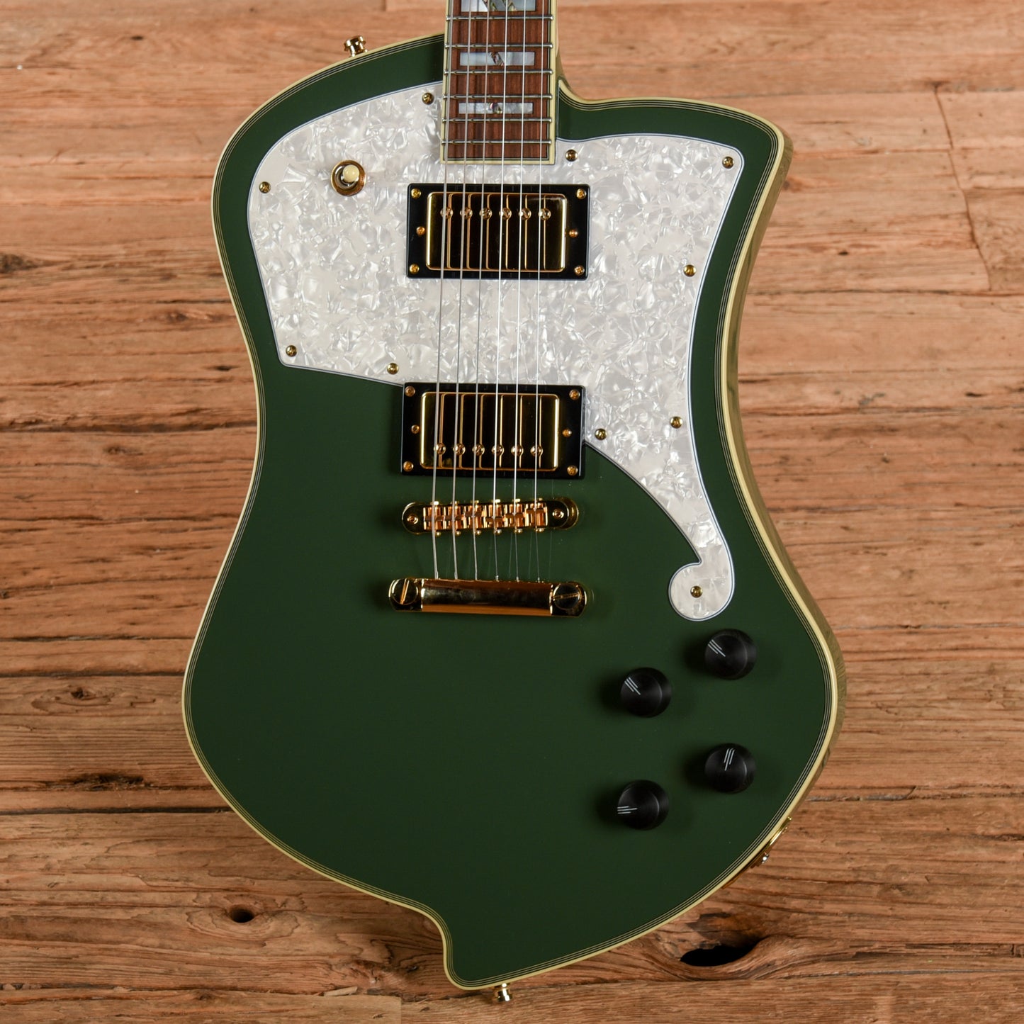 D'Angelico Ludlow Deluxe Hunter Green 2018 Electric Guitars