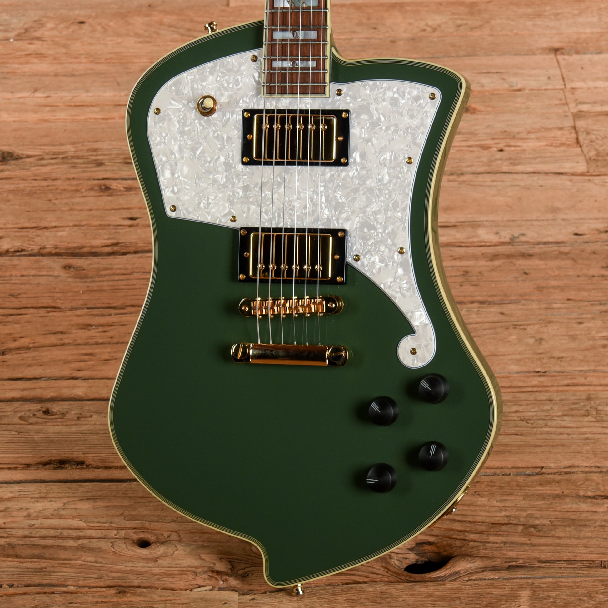 D'Angelico Ludlow Deluxe Hunter Green 2018 Electric Guitars