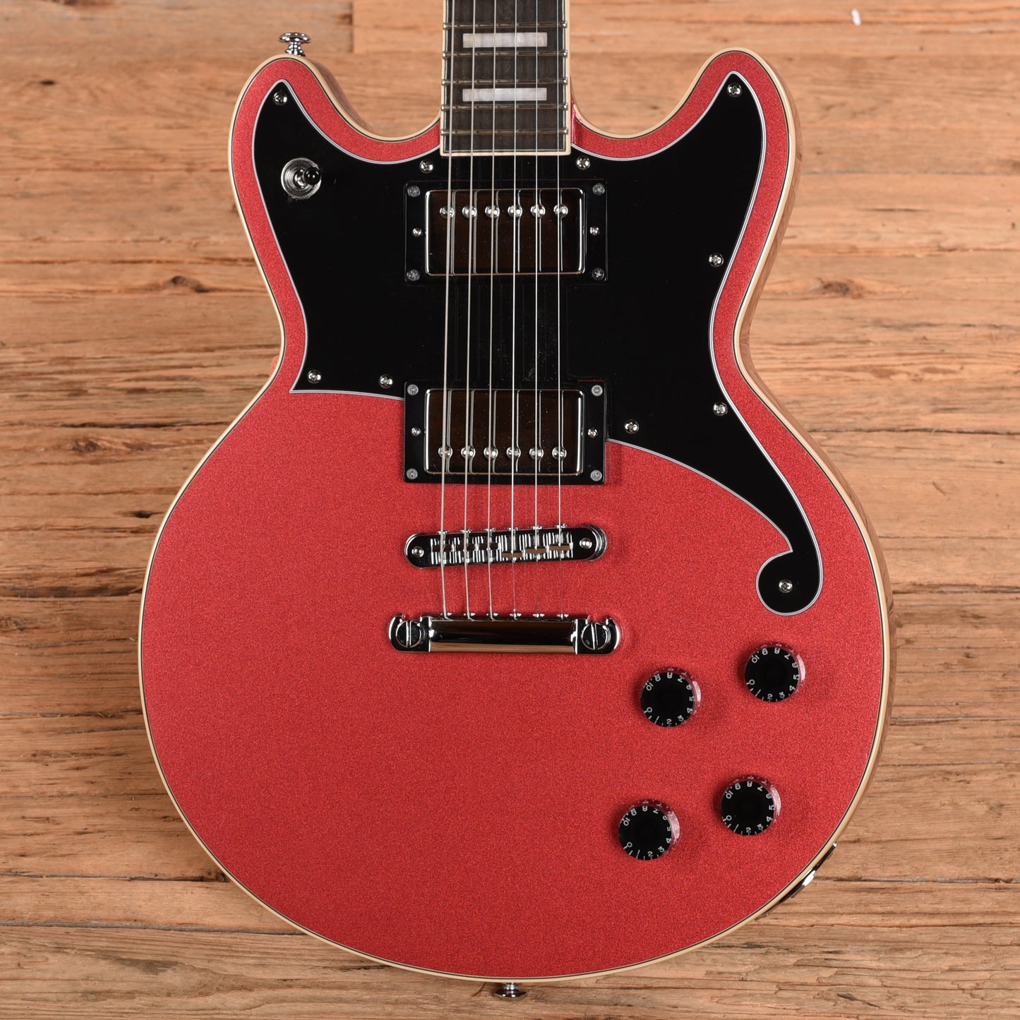 D'Angelico Premier Brighton Burgundy Sparkle 2021 Electric Guitars