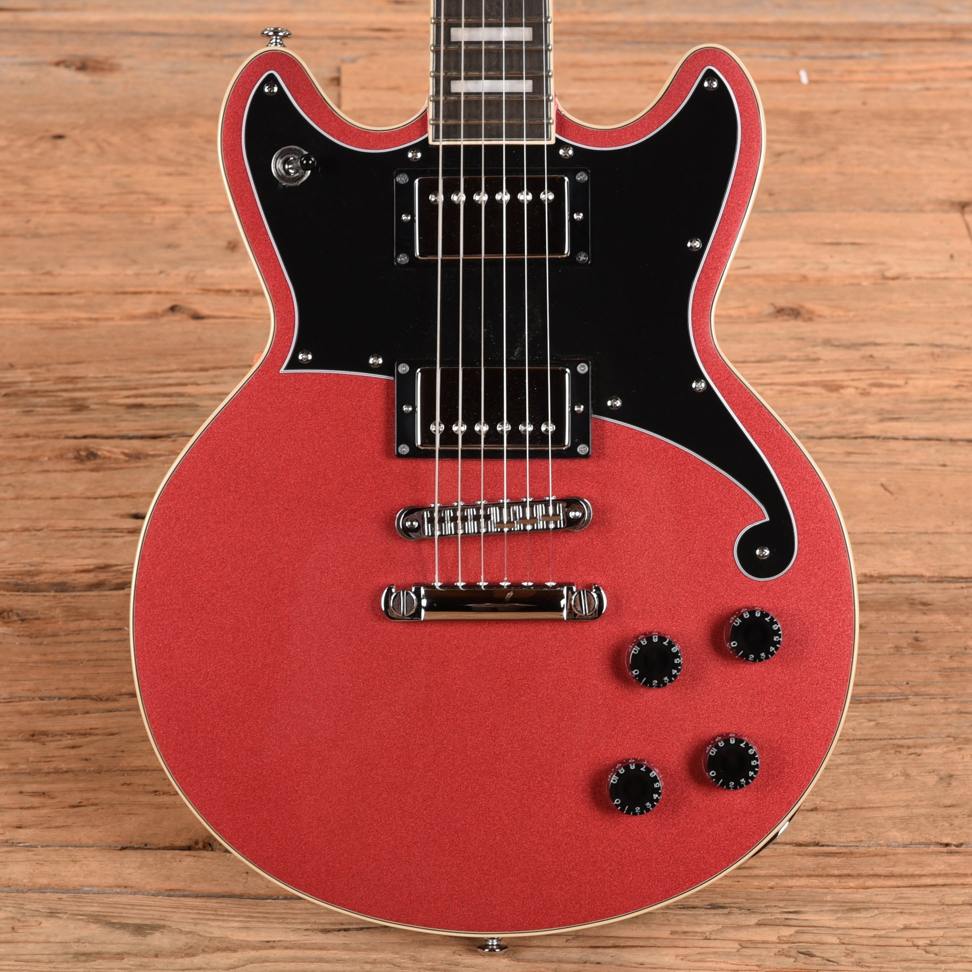 D'Angelico Premier Brighton Burgundy Sparkle 2021 Electric Guitars