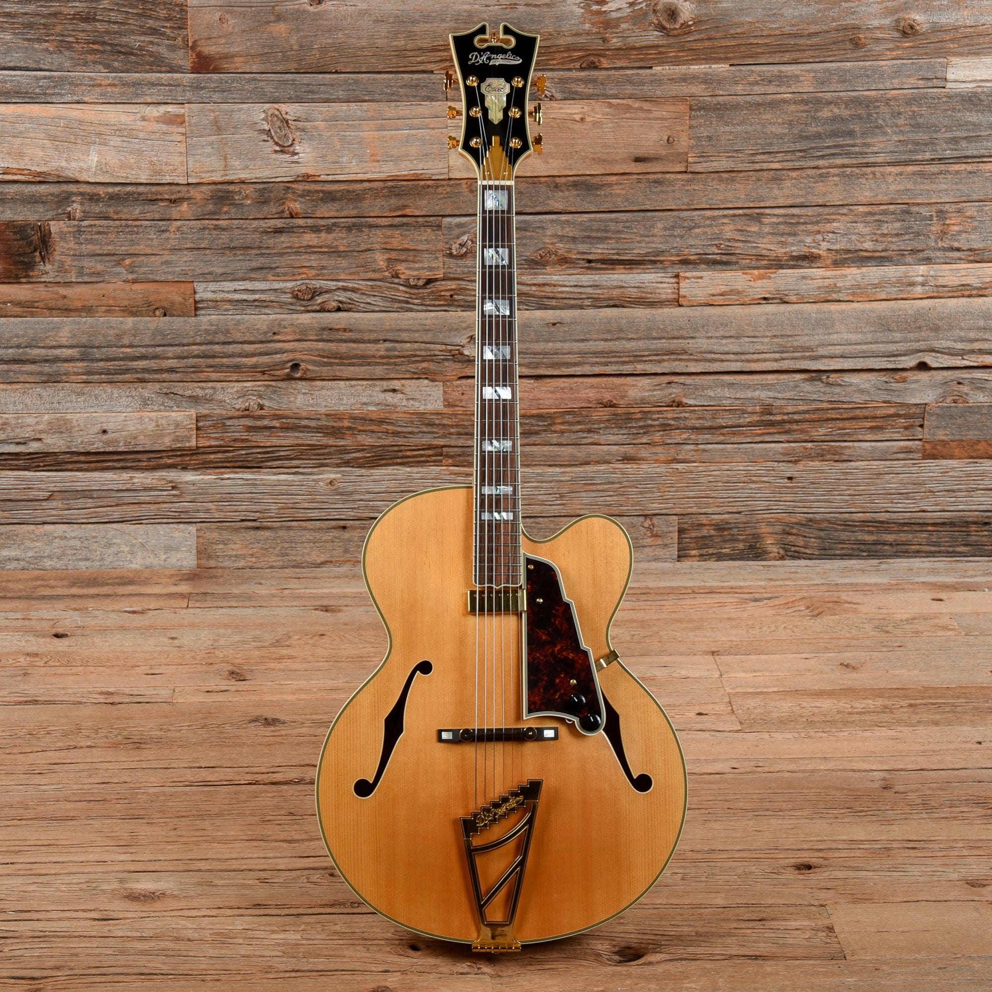 D'Angelico Excel EX L1 Natural 2018 Electric Guitars / Hollow Body