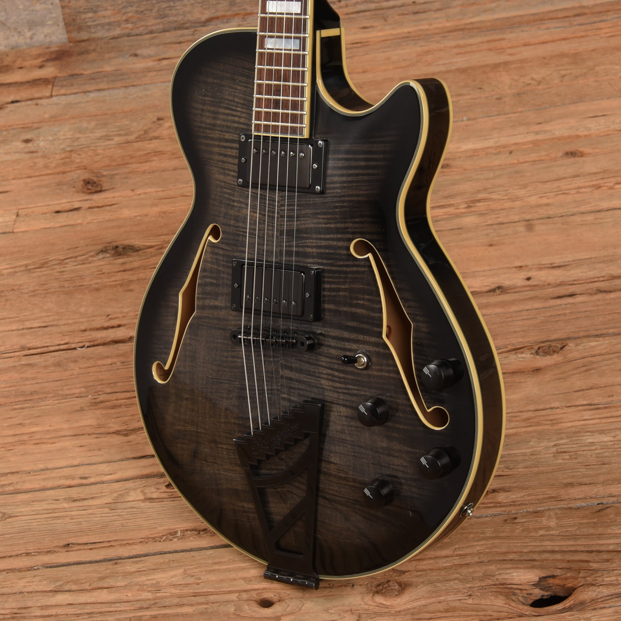 D'Angelico Excel EX-SS Transparent Black 2016 Electric Guitars / Hollow Body