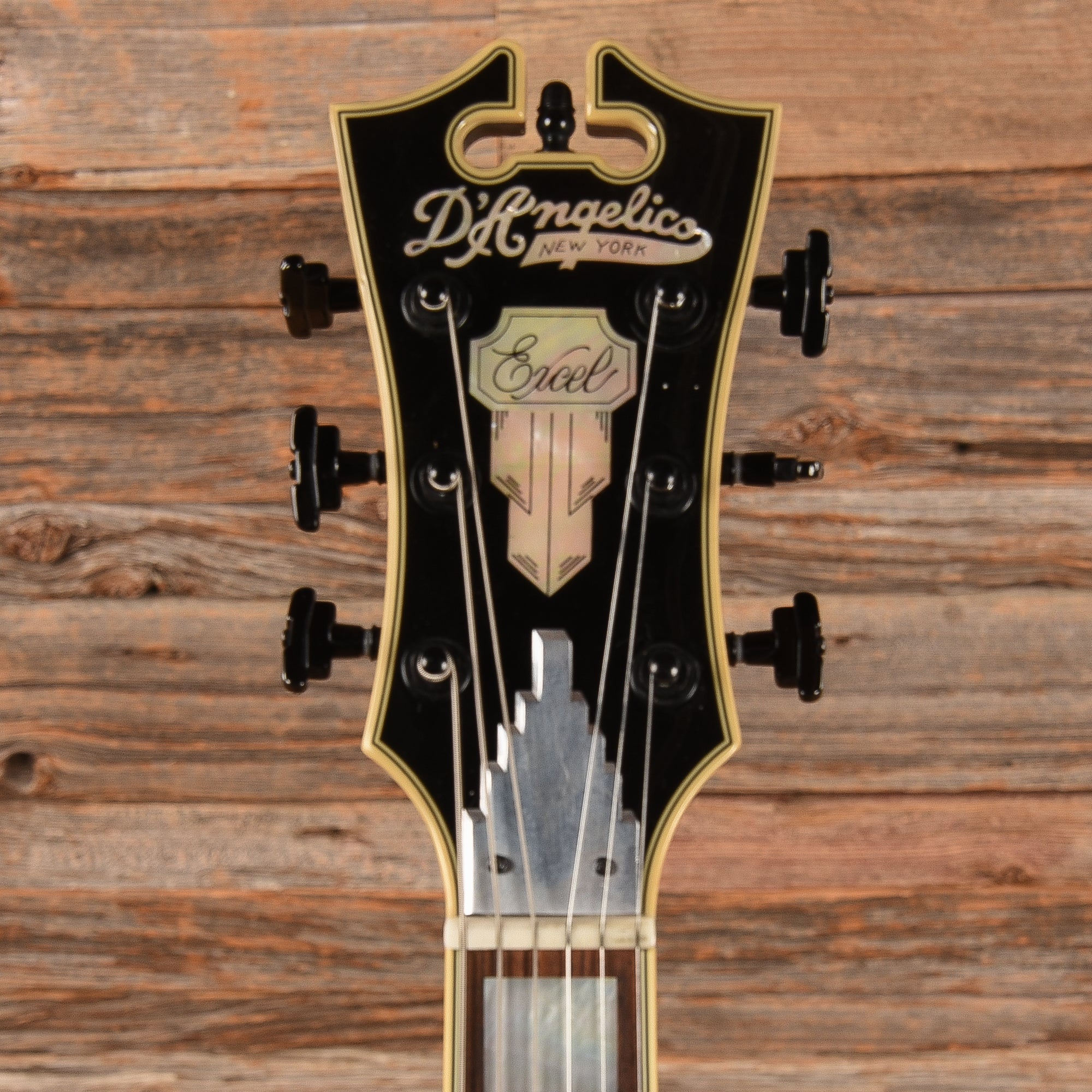 D'Angelico Excel EX-SS Transparent Black 2016 Electric Guitars / Hollow Body