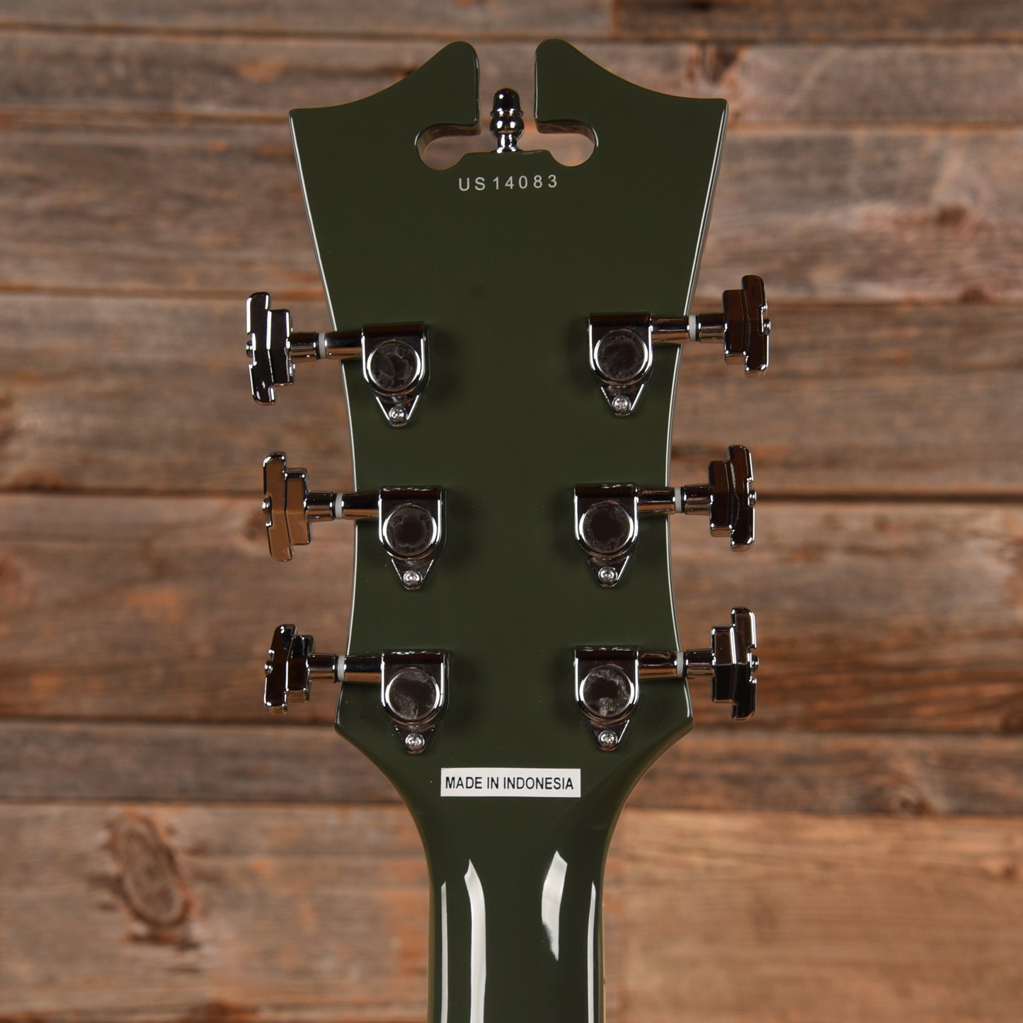 D'Angelico Premier EXL-1 Hollow Body Archtop Army Green 2014 Electric Guitars / Hollow Body