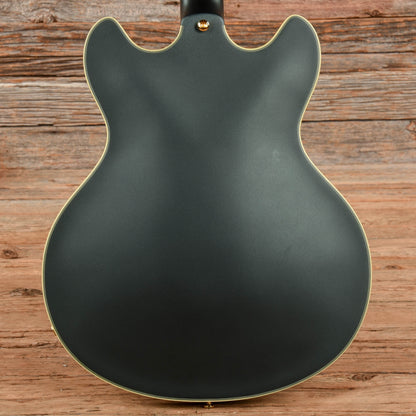 D'Angelico Deluxe DC Satin Black 2016 Electric Guitars / Semi-Hollow