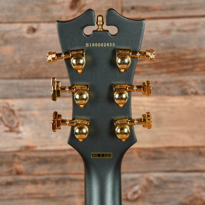 D'Angelico Deluxe DC Satin Black 2016 Electric Guitars / Semi-Hollow
