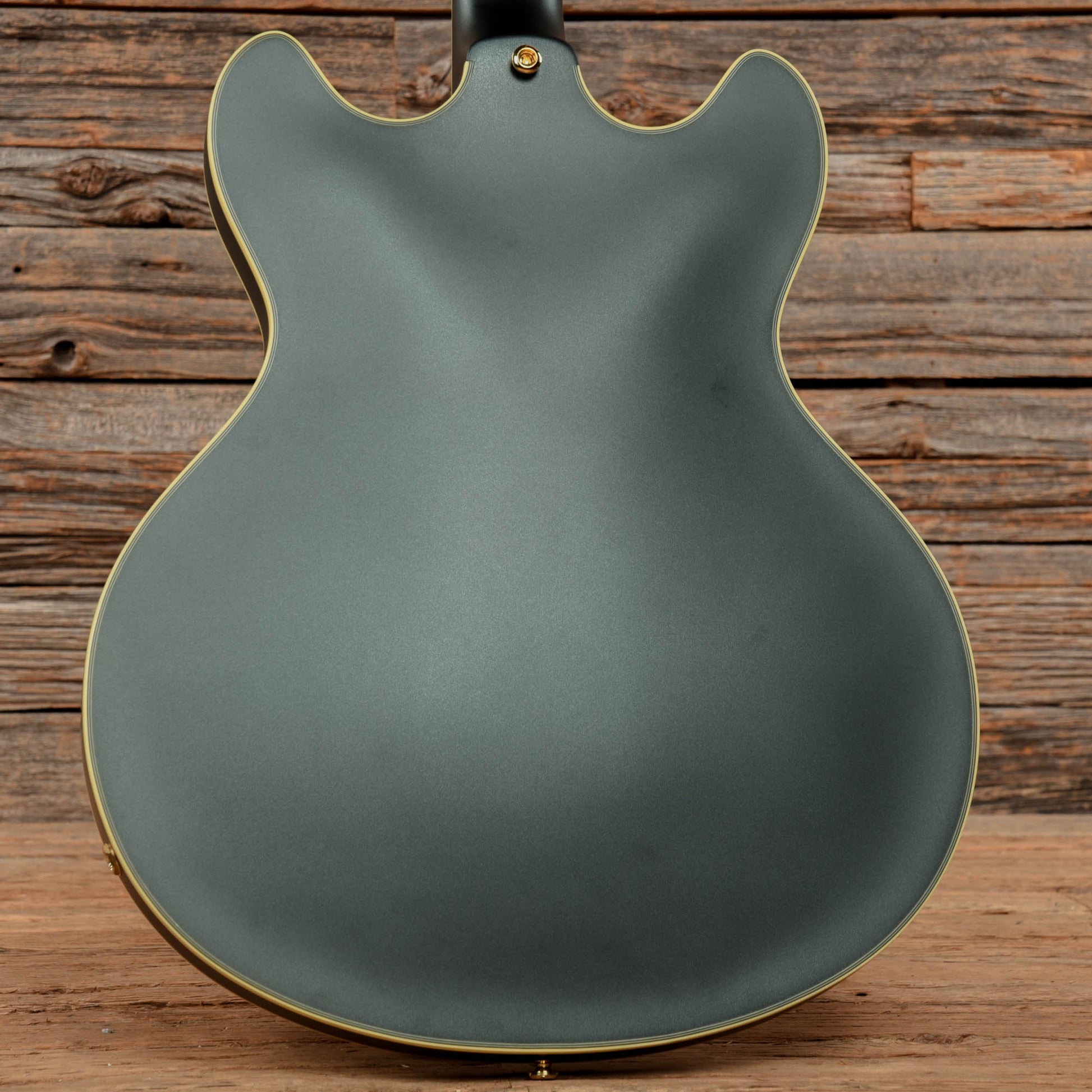 D'Angelico Deluxe DC Satin Black 2016 Electric Guitars / Semi-Hollow