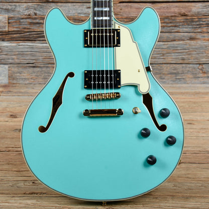 D'Angelico Deluxe Melanie Faye DC Blue 2023 Electric Guitars / Semi-Hollow