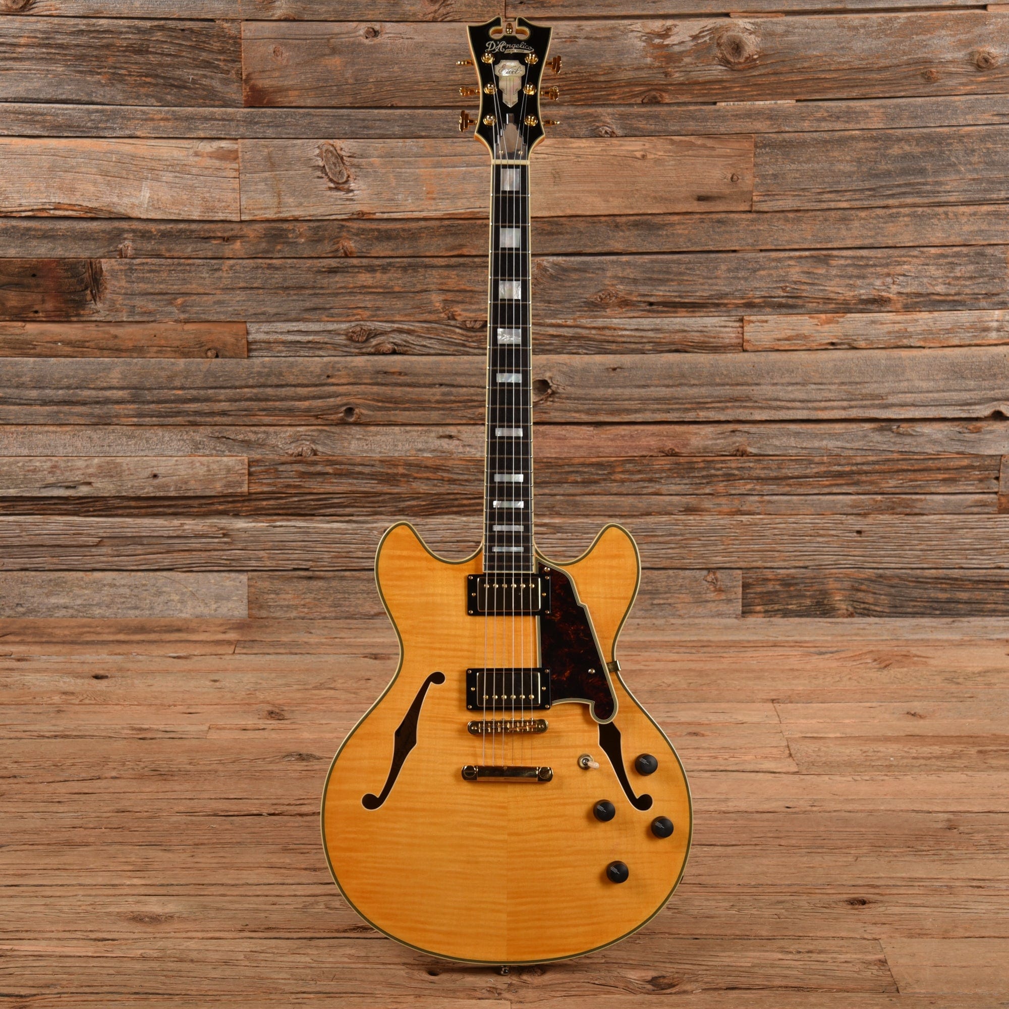 D'Angelico Excel DC Natural 2016 Electric Guitars / Semi-Hollow
