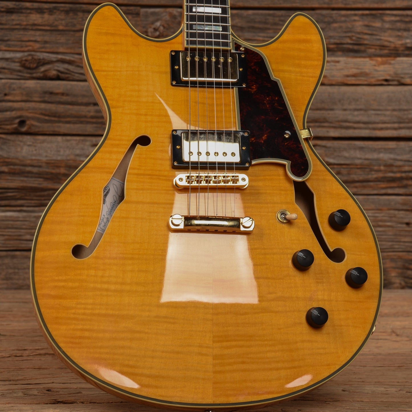 D'Angelico Excel DC Natural 2016 Electric Guitars / Semi-Hollow
