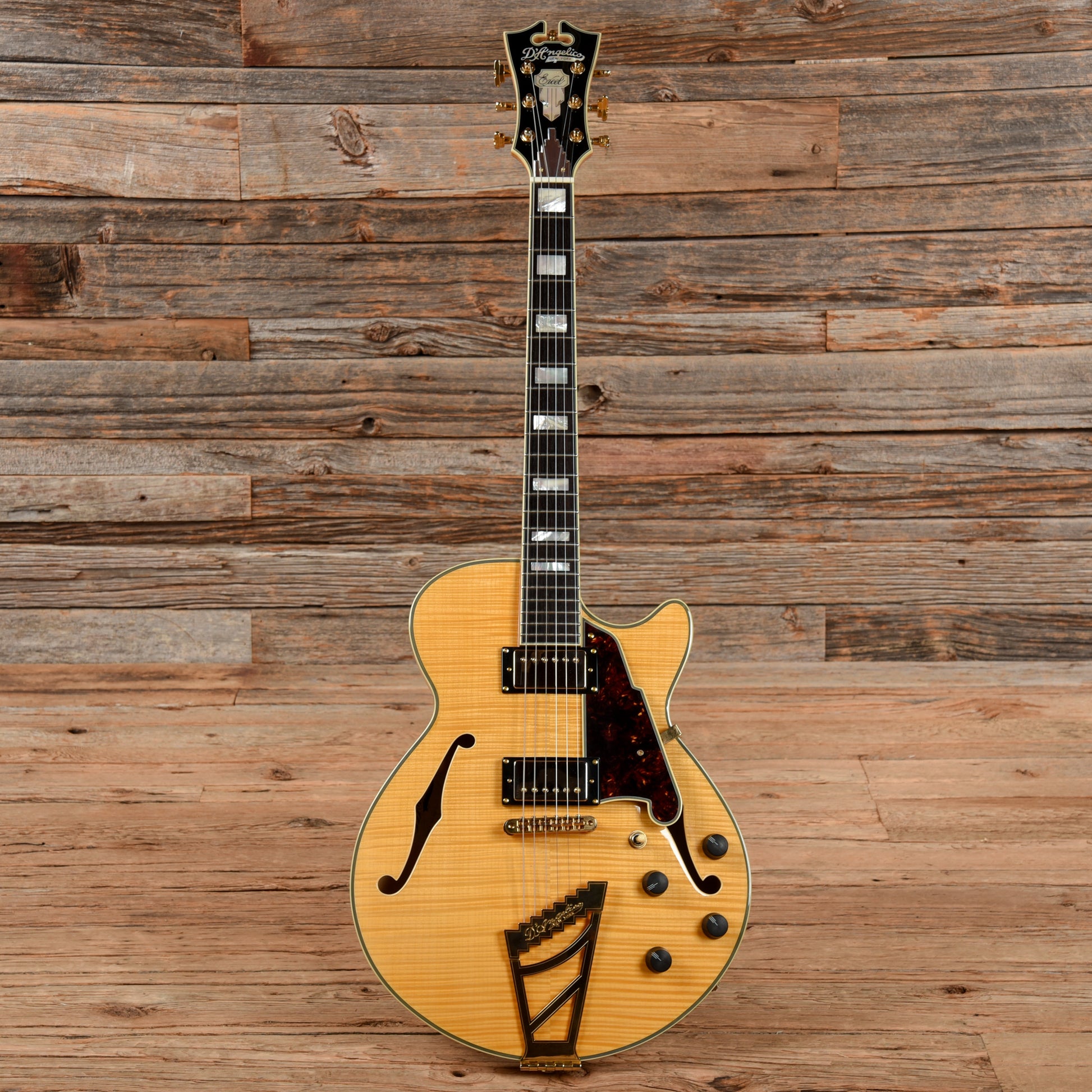 D'Angelico Excel EX-SS Natural 2014 Electric Guitars / Semi-Hollow