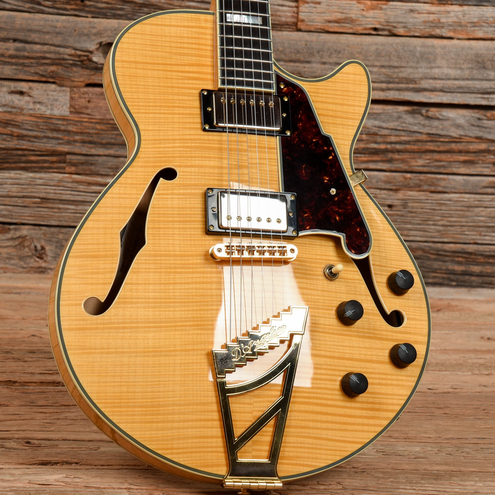 D'Angelico Excel EX-SS Natural 2014 Electric Guitars / Semi-Hollow