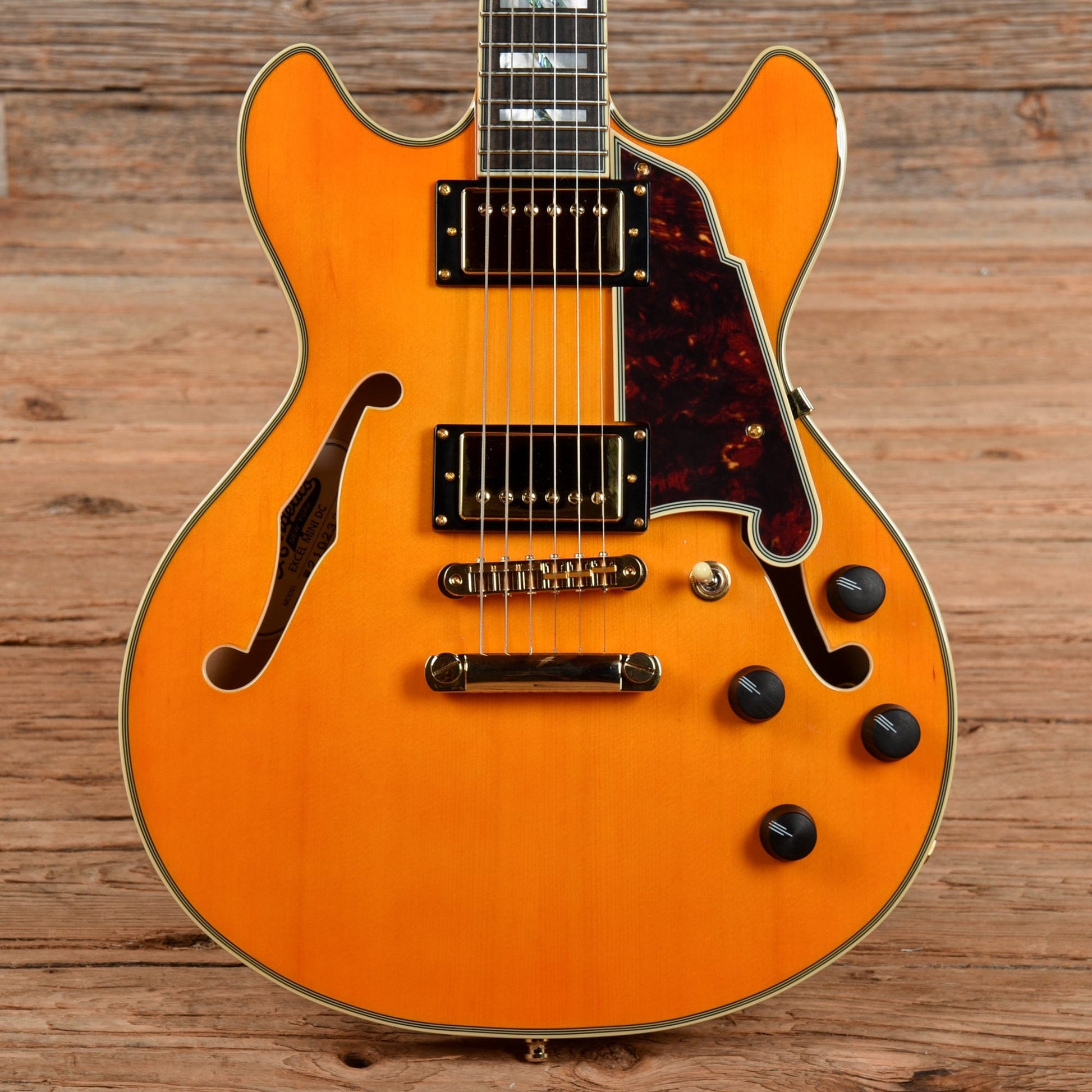 D'Angelico Excel Mini DC Natural 2021 Electric Guitars / Semi-Hollow
