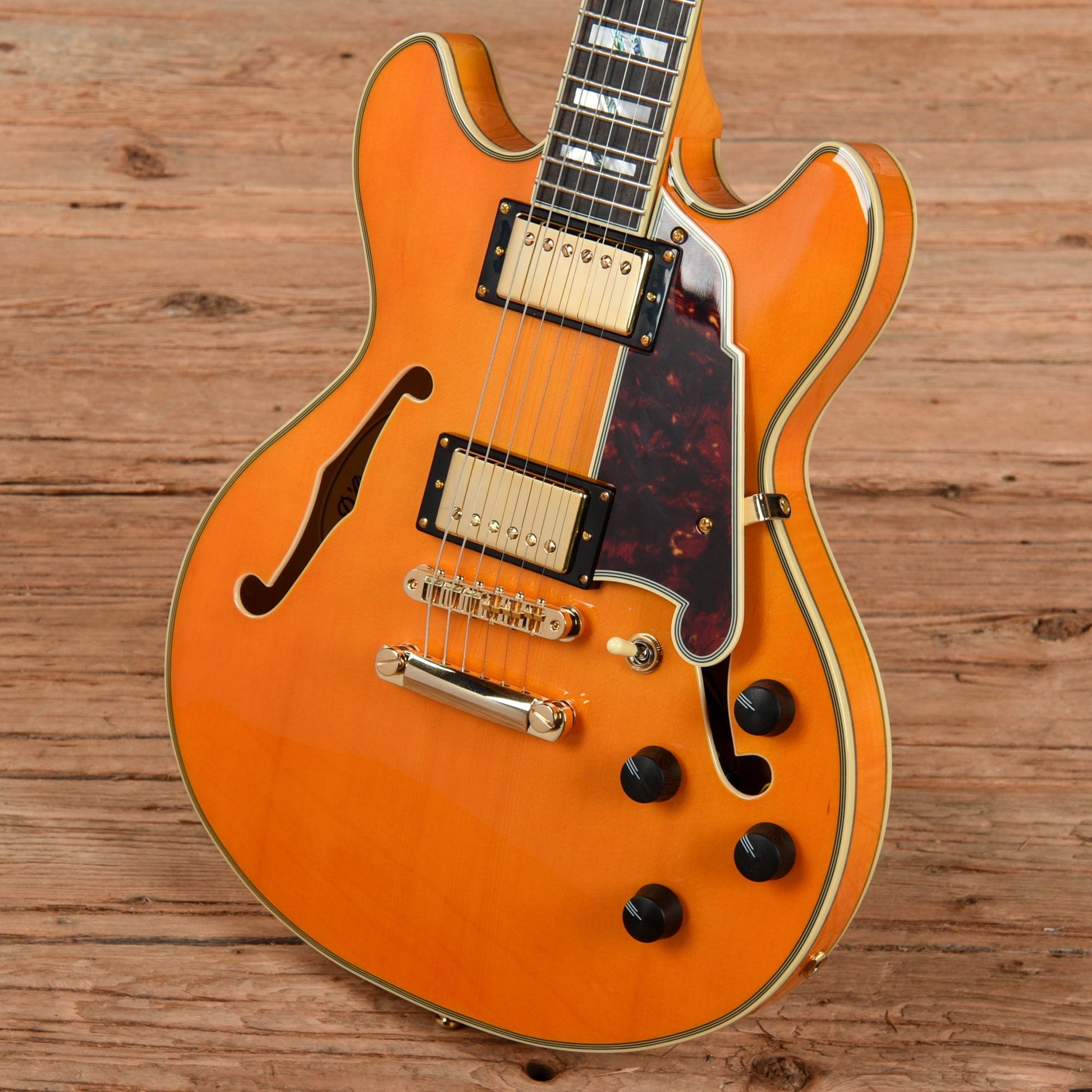 D'Angelico Excel Mini DC Natural 2021 Electric Guitars / Semi-Hollow