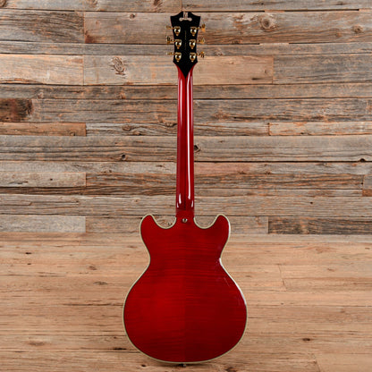 D'Angelico Excel Mini DC Red Electric Guitars / Semi-Hollow