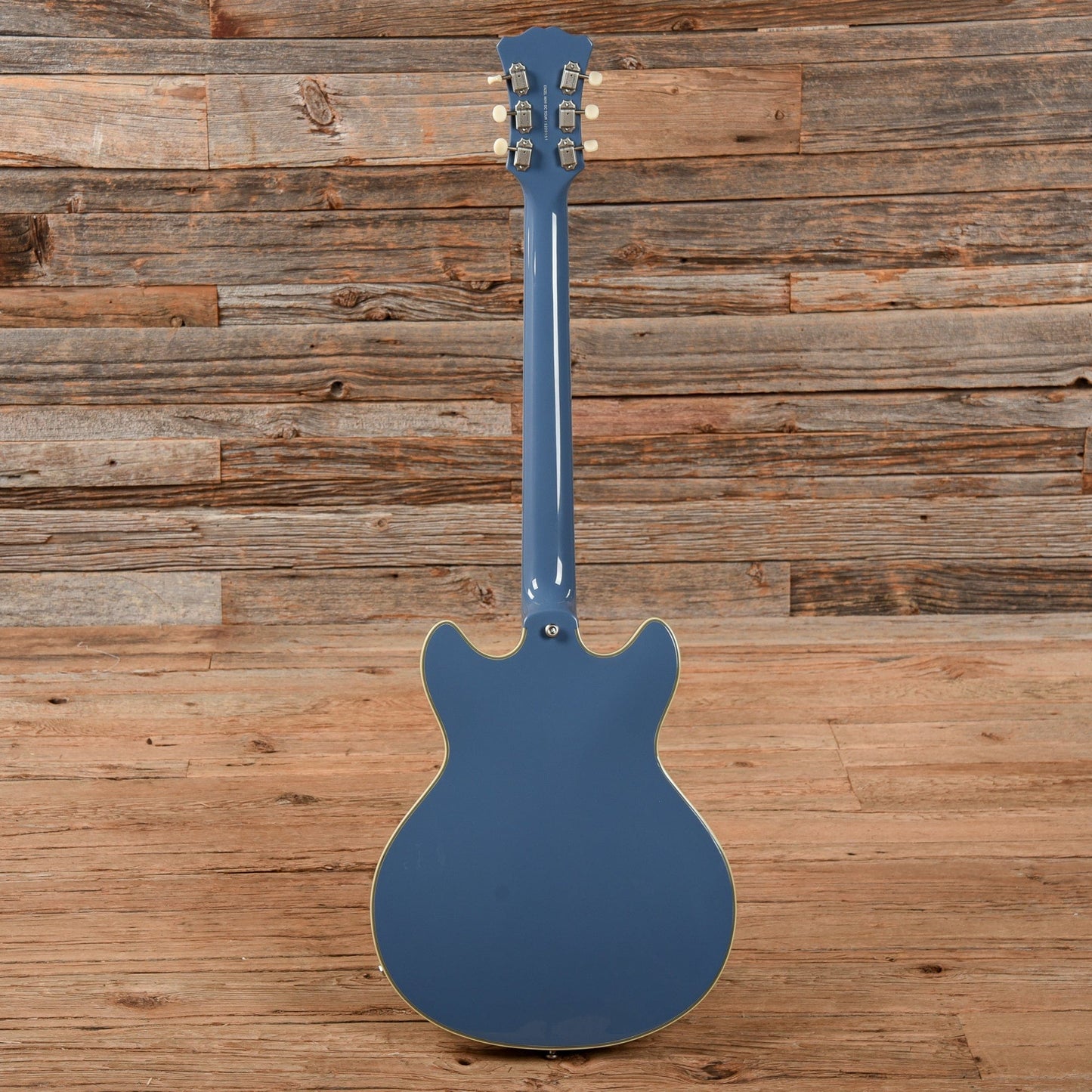 D'Angelico Excel Mini DC Tour Collection Blue Electric Guitars / Semi-Hollow