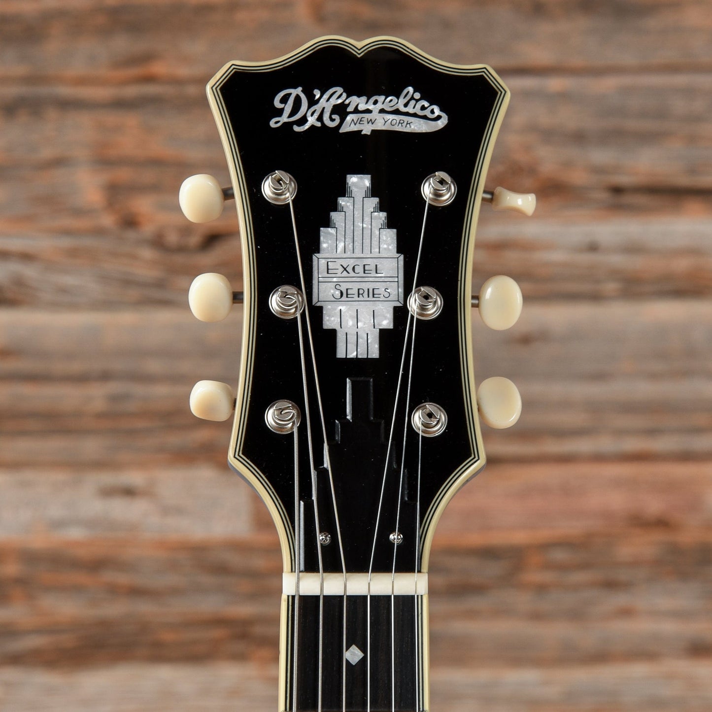 D'Angelico Excel Mini DC Tour Collection Blue Electric Guitars / Semi-Hollow