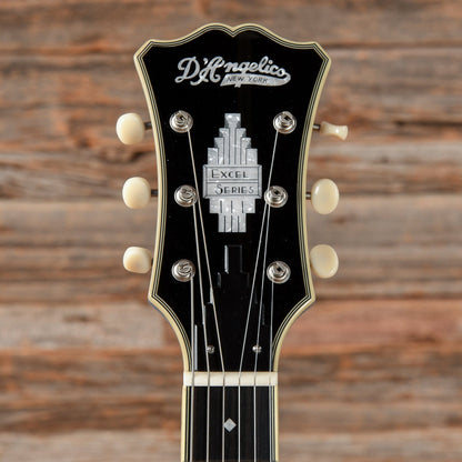 D'Angelico Excel Mini DC Tour Collection Blue Electric Guitars / Semi-Hollow