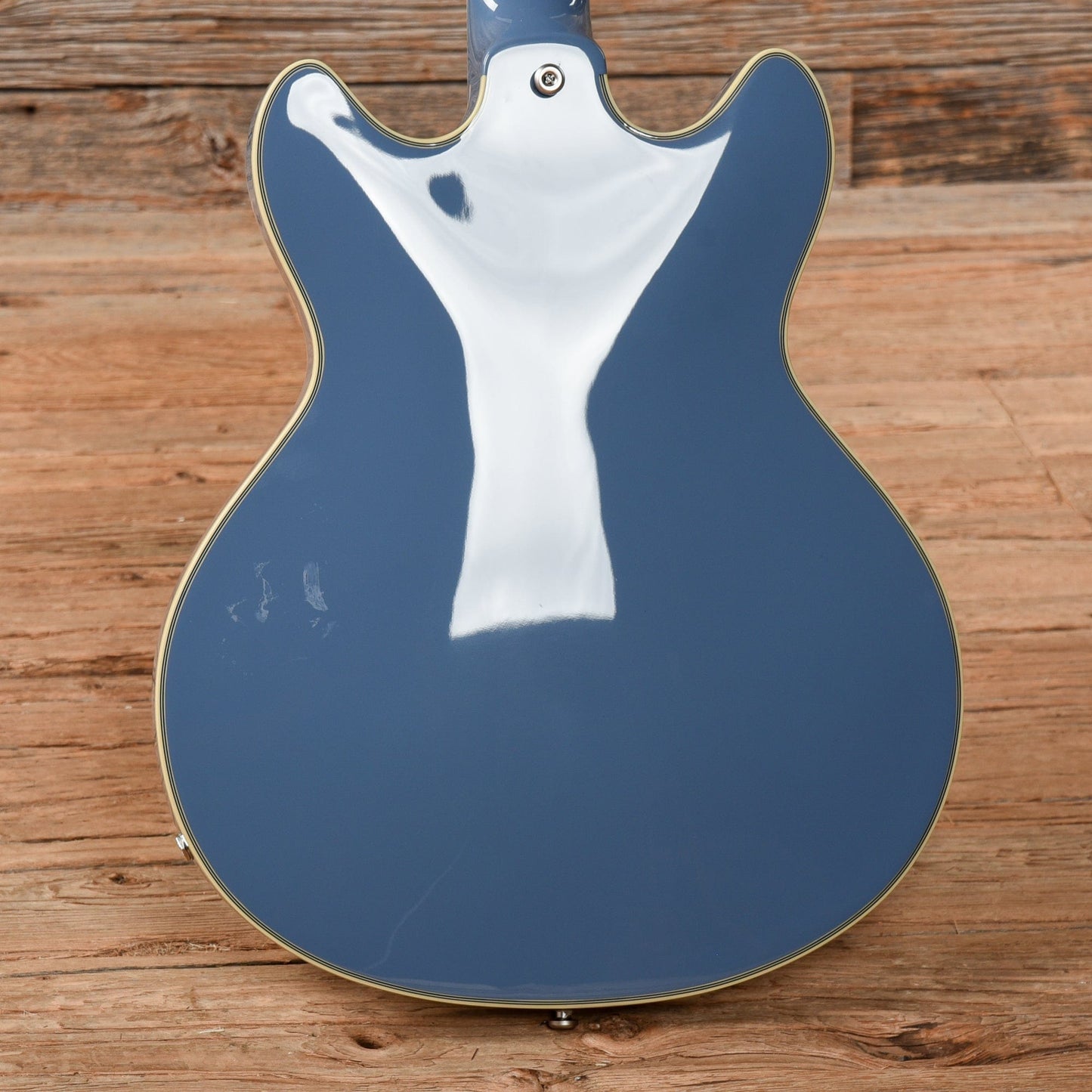 D'Angelico Excel Mini DC Tour Collection Blue Electric Guitars / Semi-Hollow